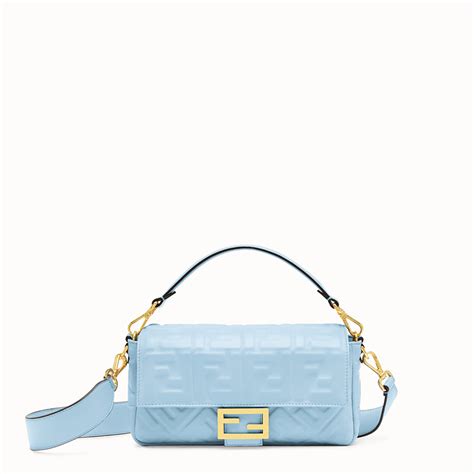 fendi baguette light blue|Fendi baguette black leather.